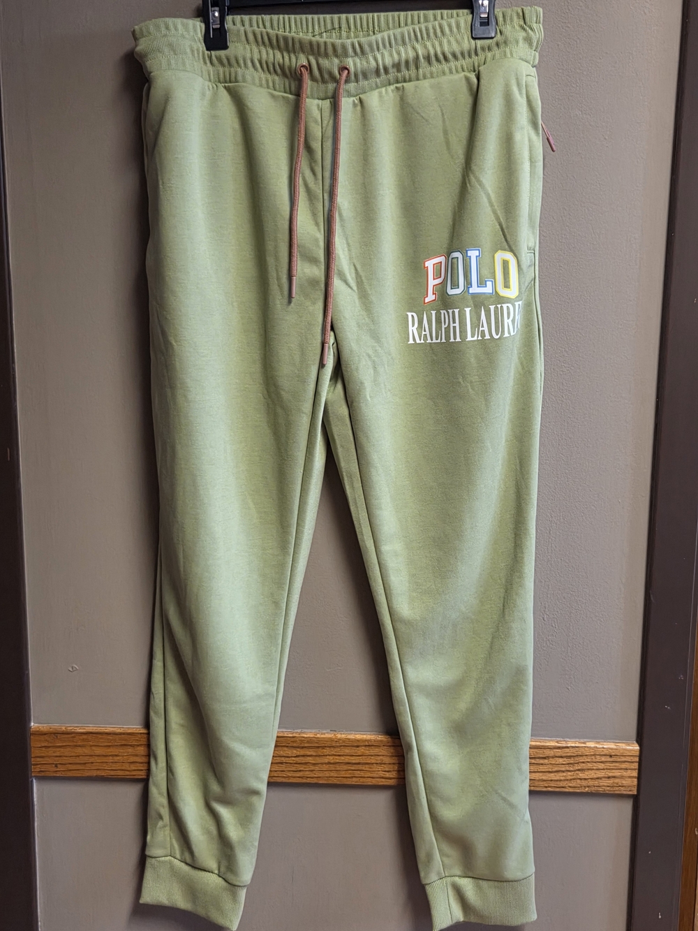 Polo Ralph Lauren Multicolor Logo Jogger Sweatpants Olive Green Men’s M